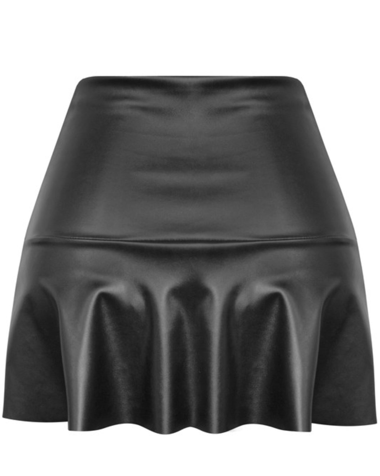 Flirty Leather Skirt